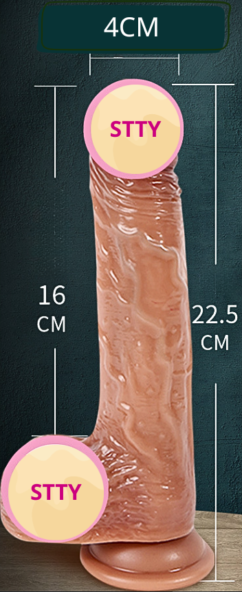 Dương vật giả dính tường Rocky Adiba  có bìu xoay rung thụt 9 chế độ tỏa nhiệt dùng pin sạc