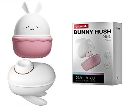 Máy Massage điểm G Bunny Hush Galaku kích thích điểm G hút 10 chế độ dùng pin sạc điều khiển app