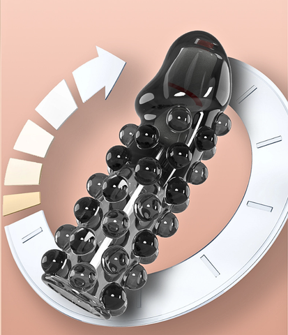 Bao cao su Meleon Hạt nổ dài 11,5 cm rung ở đầu