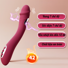 Trứng rung Jiyu Jila 14 chế độ rung, sốc điện pin sạc