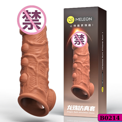 Bao cao su Meleon dài 16.8cm thân gân