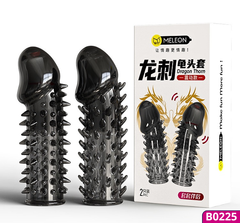 Bao cao su Meleon Secret Love dài 11,5 cm rung ở đầu Bộ gai rồng