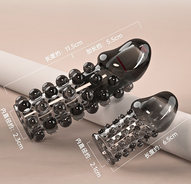 Bao cao su Meleon Hạt nổ dài 11,5 cm rung ở đầu