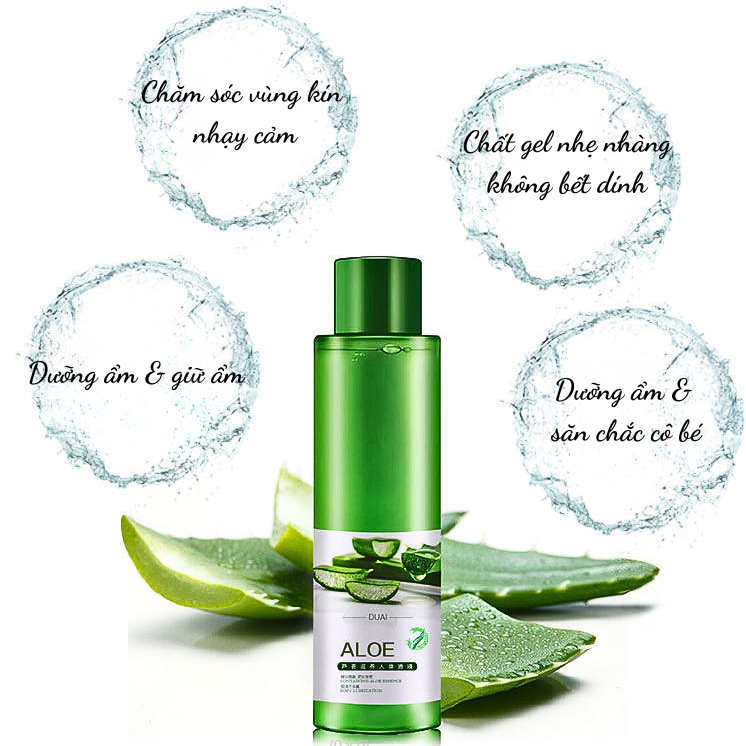 Gel bôi trơn Duai Aloe Vera Extract gốc nước chai 100ml