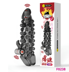 Bao cao su Meleon Secret Love hạt nổ dài 18.2cm rung kép mạnh