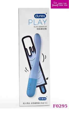 Máy massage điểm G Durex Play Slim Vibrator 8 chế độ rung dùng pin sạc