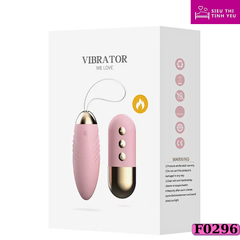 Trứng rung LiLo Vibrator tỏa nhiệt điều khiển từ xa 10 chế độ rung dùng pin sạc