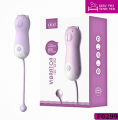 Trứng rung Gấu Rila LiLo 10 chế độ rung điều khiển từ xa dùng pin sạc