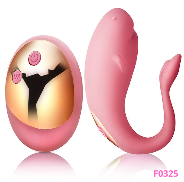 Trứng rung Cá voi Manuo Little Whale 10 chế độ rung dùng pin sạc