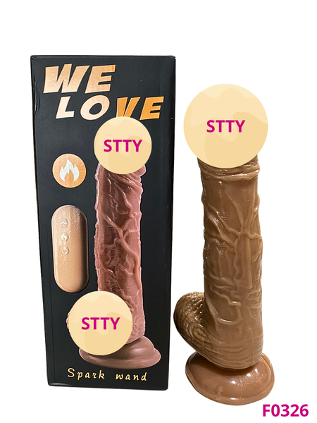 Dương vật giả dính tường LiLo có bìu xoay rung 10 chế độ dùng pin sạc