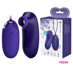 Trứng rung Pretty Love Orthus Youth 2 đầu 16 chế độ rung hút dùng pin sạc