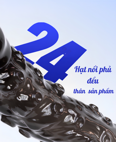 Bao cao su Hanyun Octopus Wolf Teeth dài 225 mm rung mạnh điều khiển dùng pin sạc