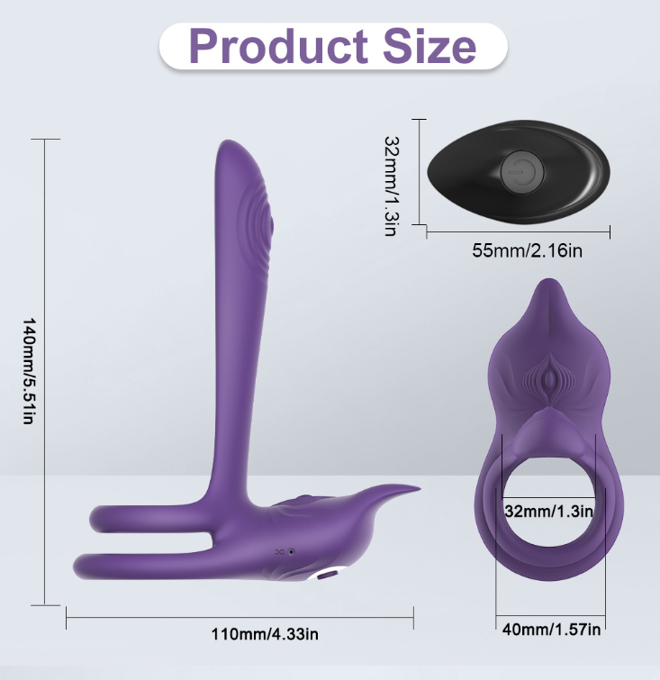 Vòng đeo rung Daji kéo dài thời gian dùng pin sạc, gia tăng khoái cảm