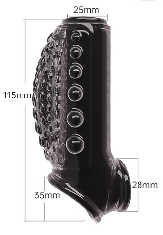 Bao cao su Răng sói thế hệ 4 dài 11.5 cm hở đầu