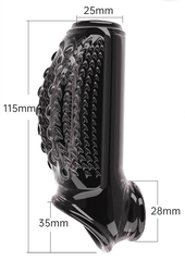 Bao cao su Răng sói thế hệ 4 dài 11.5 cm hở đầu