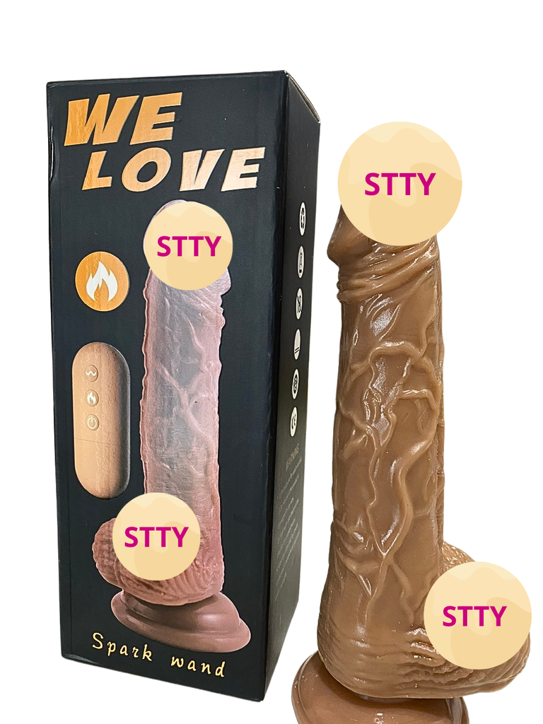 Dương vật giả dính tường LiLo có bìu xoay rung 10 chế độ dùng pin sạc