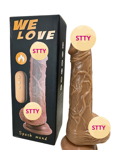 Dương vật giả dính tường LiLo có bìu xoay rung 10 chế độ dùng pin sạc