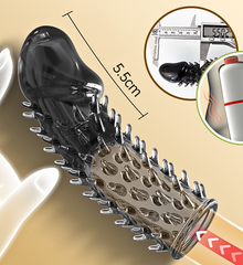 Bao cao su Meleon Secret Love dài 11,5 cm rung ở đầu Bộ gai rồng