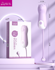 Trứng rung Gấu Rila LiLo 10 chế độ rung điều khiển từ xa dùng pin sạc