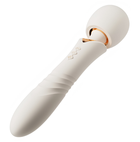 Chày rung 2 đầu Maria Jiuuy massage điểm G 7 chế độ rung thụt tỏa nhiệt dùng pin sạc