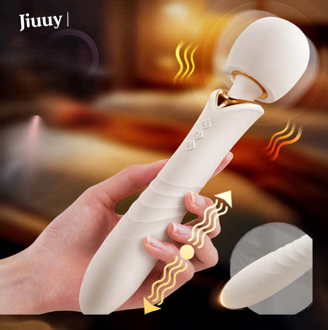 Chày rung 2 đầu Maria Jiuuy massage điểm G 7 chế độ rung thụt tỏa nhiệt dùng pin sạc