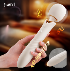 Chày rung 2 đầu Maria Jiuuy massage điểm G 7 chế độ rung thụt tỏa nhiệt dùng pin sạc