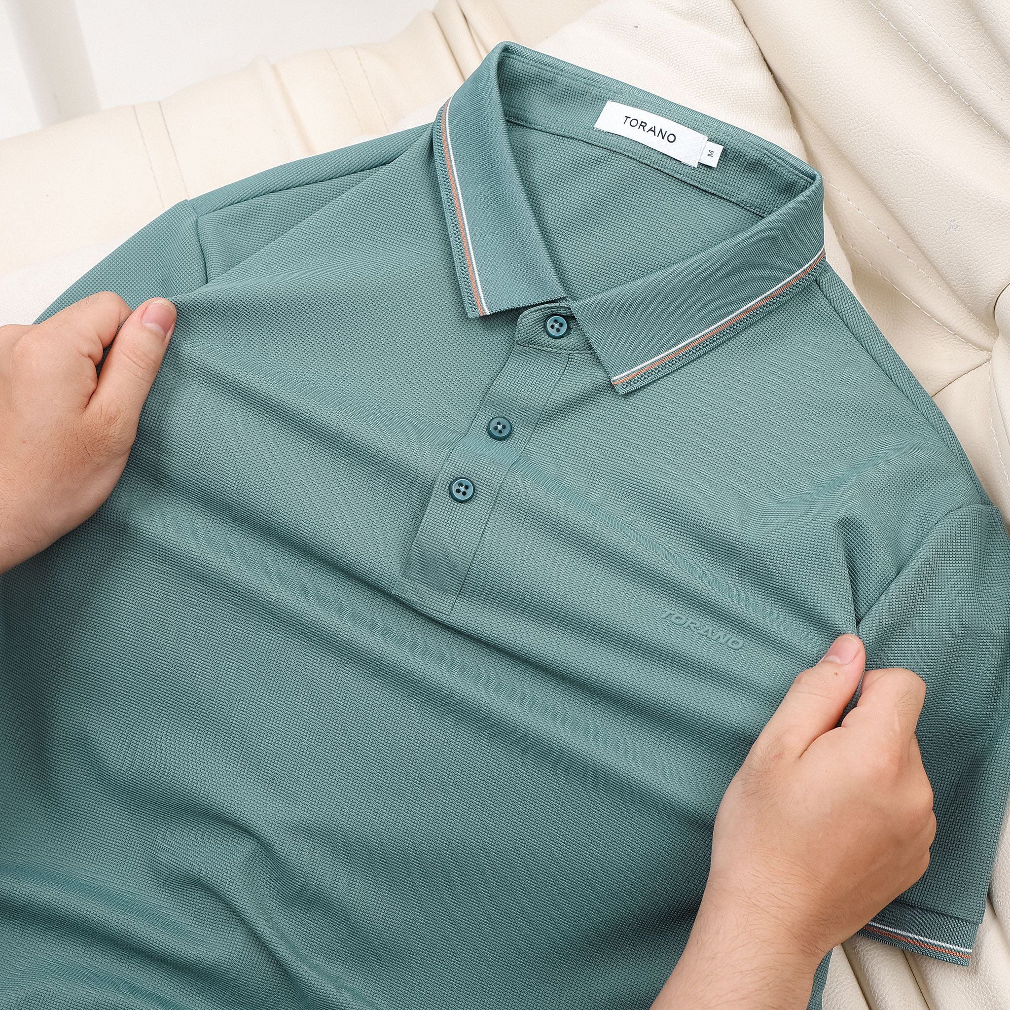  Áo polo active in logo Torano ngực GSTP551 