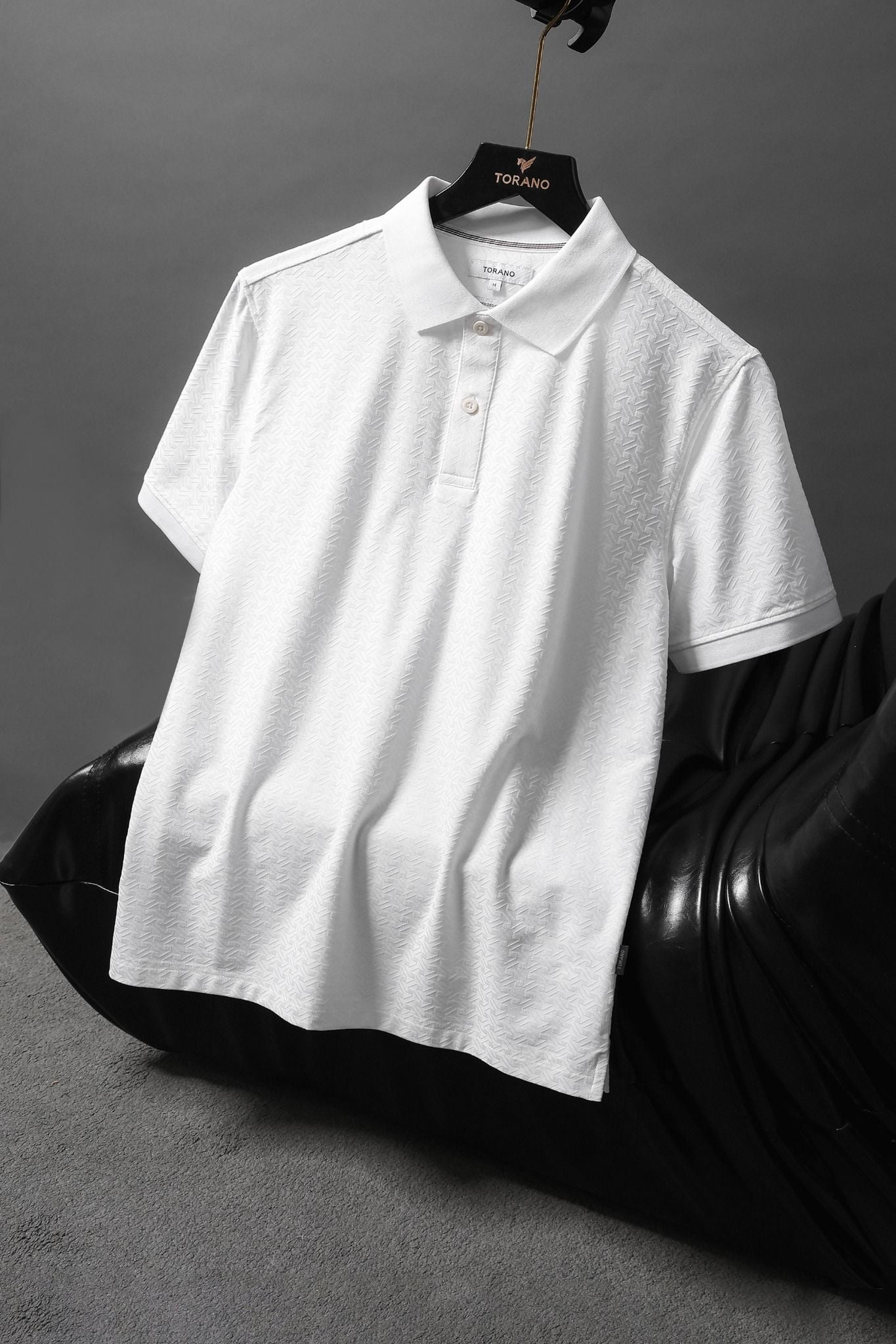  Áo polo trơn vải họa tiết GSTP651 