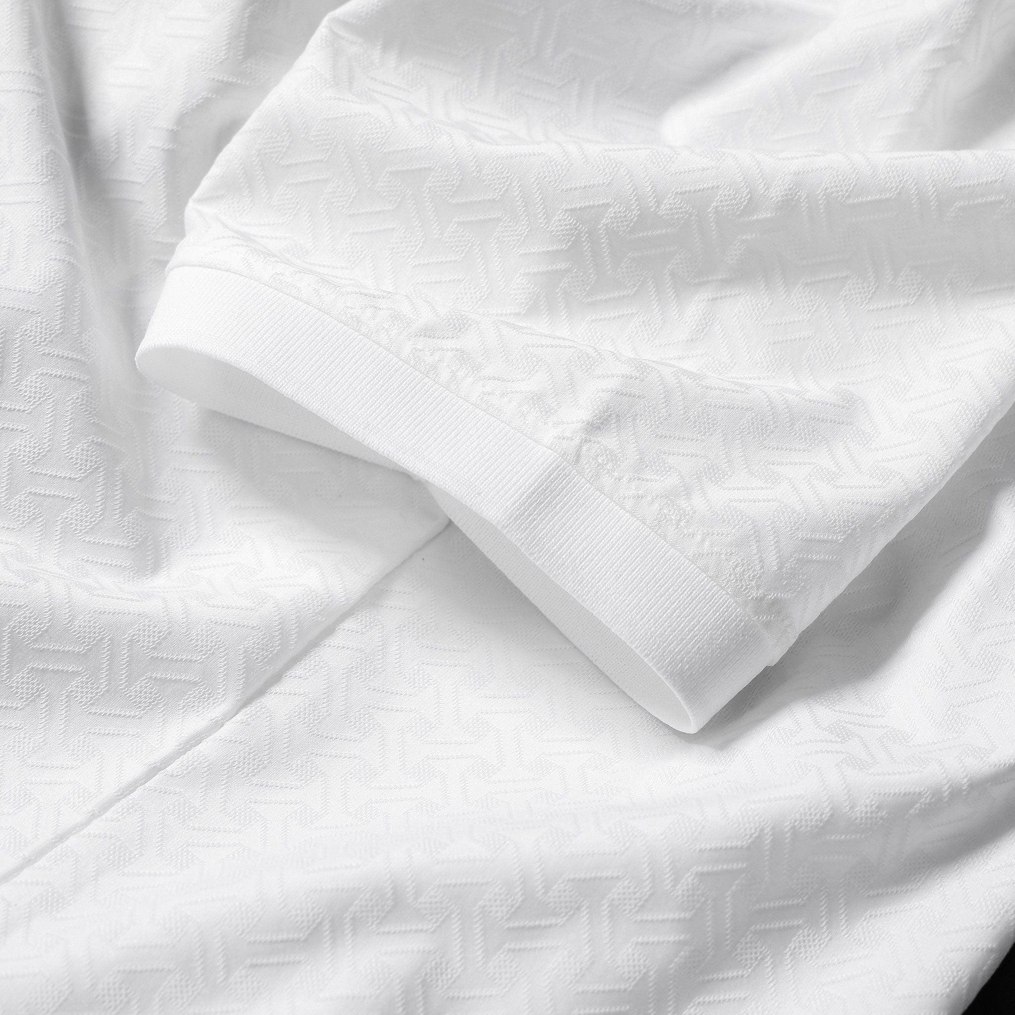  Áo polo trơn vải họa tiết GSTP651 