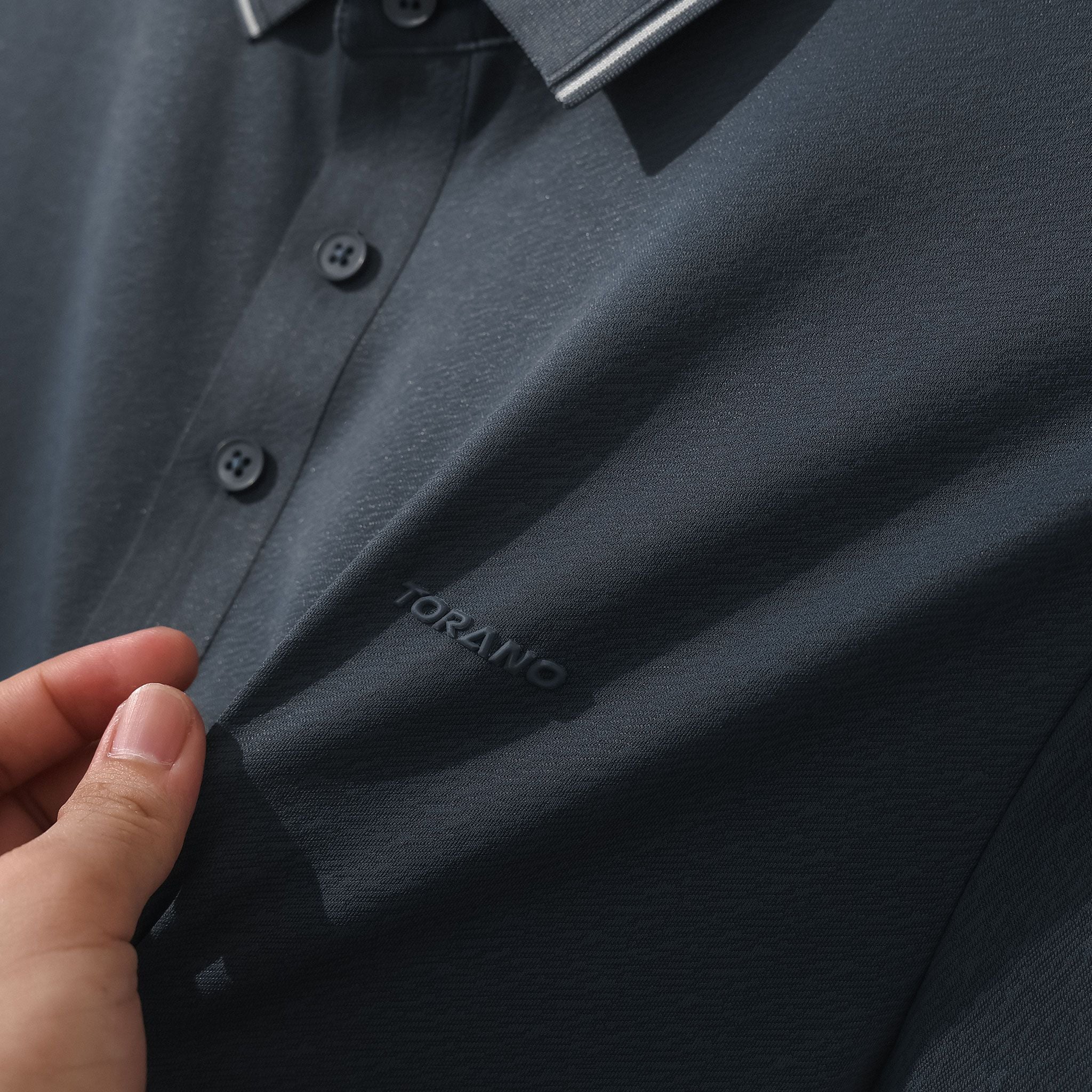  Áo polo trơn active in logo Torano GSTP561 