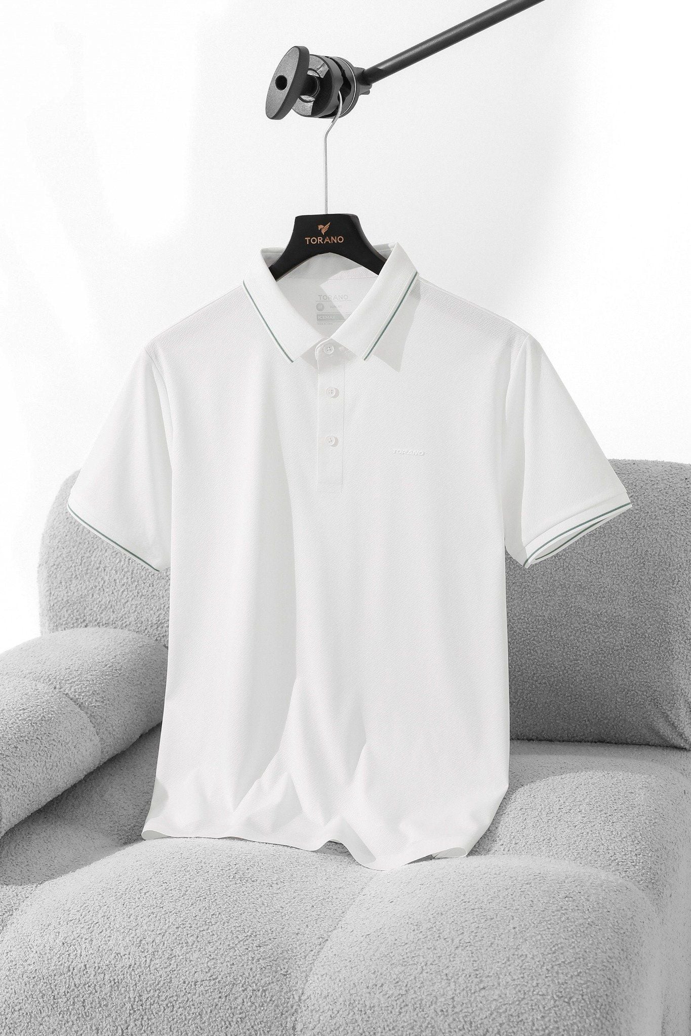  Áo polo trơn active in logo Torano GSTP561 