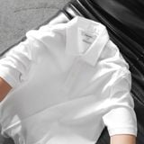  Áo polo trơn vải họa tiết GSTP642 