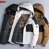  Áo khoác 3 lớp lót bông mũ liền GWCP301 