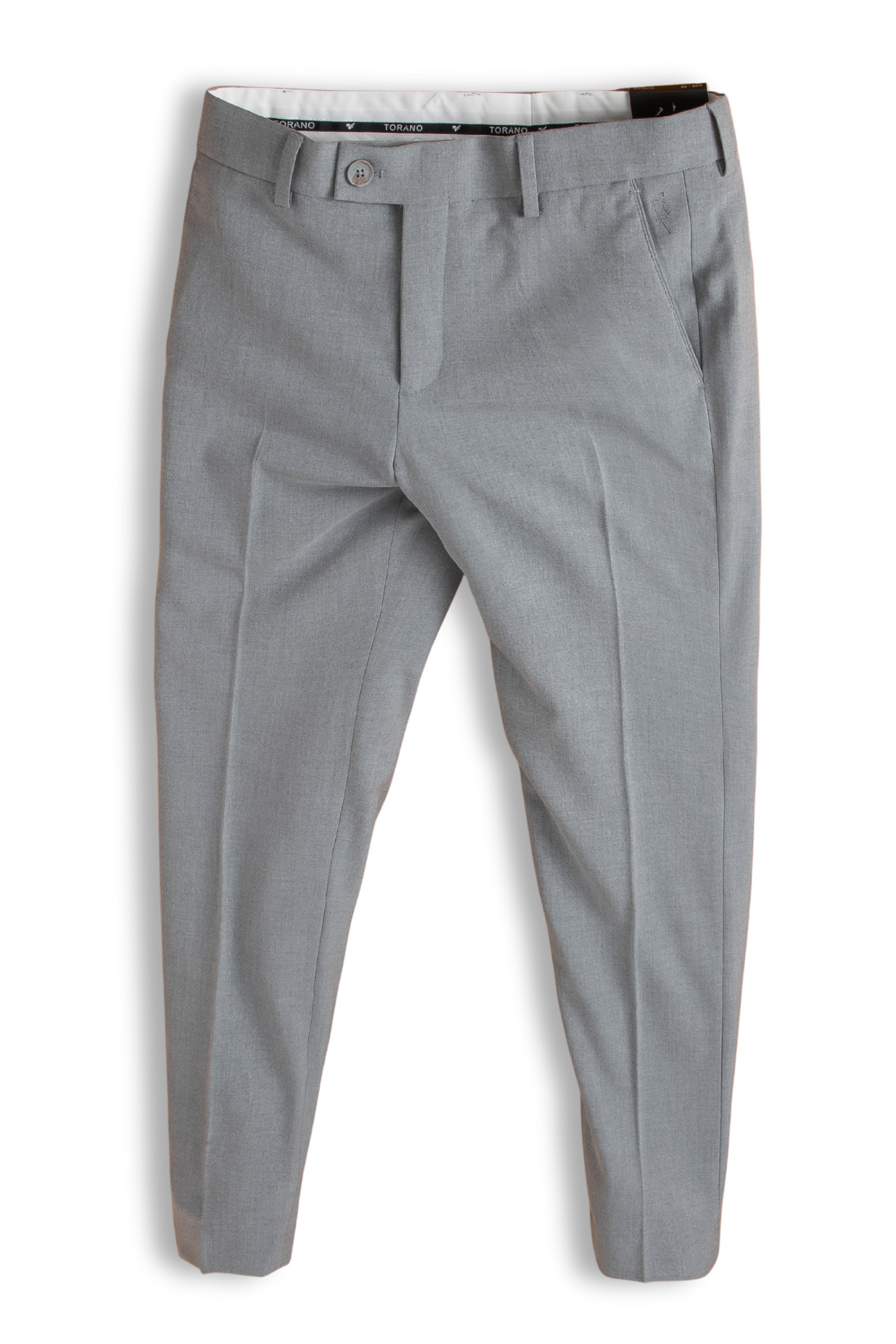 Quần âu slimfit trơn cạp lót in logo GABT002