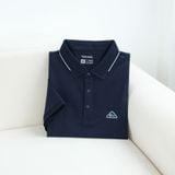  Áo polo trơn kẻ in logo ngực GSTP846 