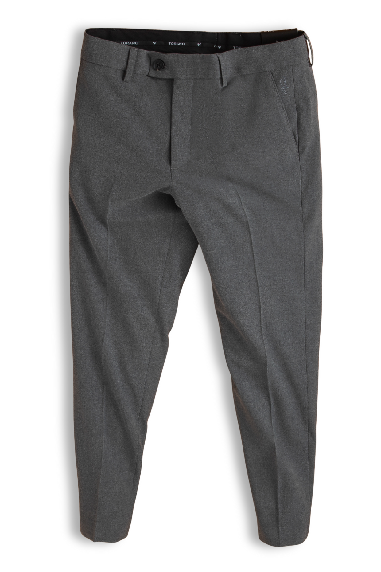  Quần âu slimfit trơn cạp lót in logo GABT002 