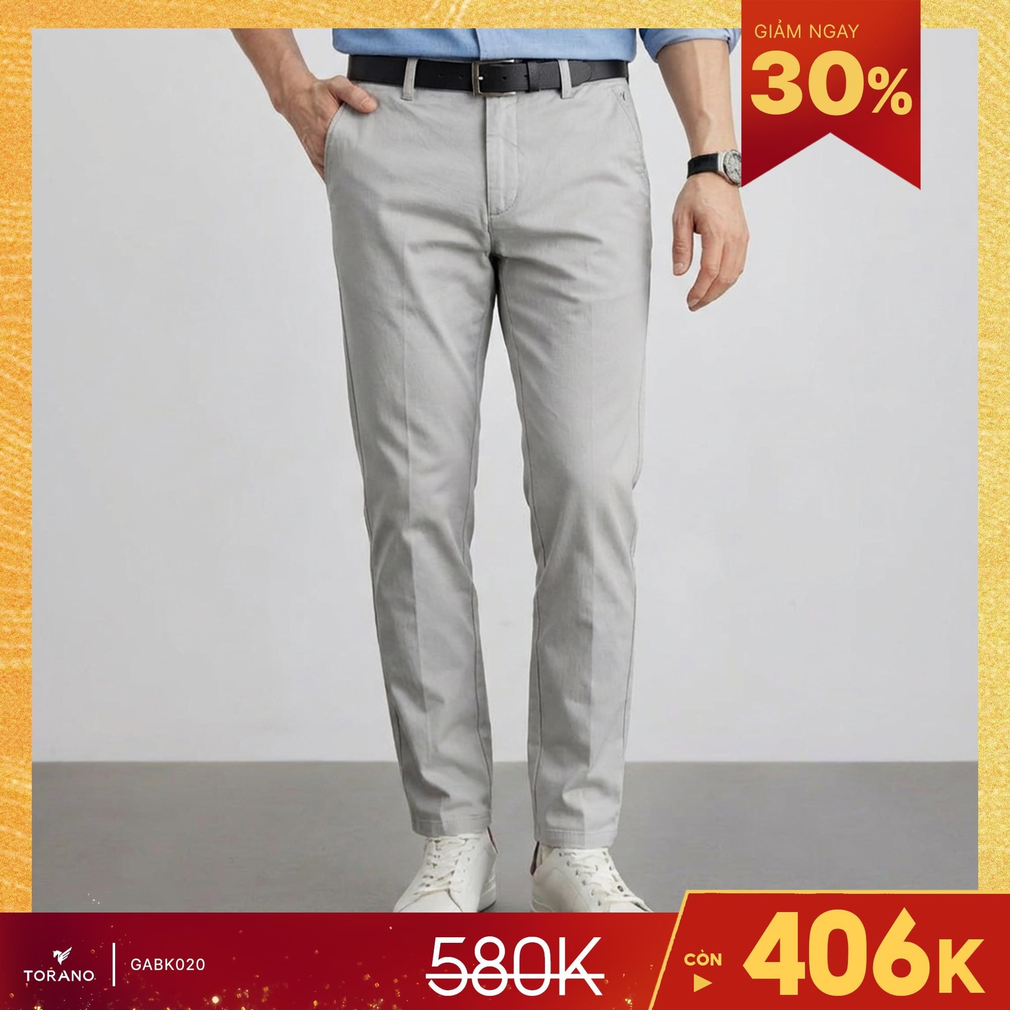 Quần kaki basic nhẹ nhàng GABK020