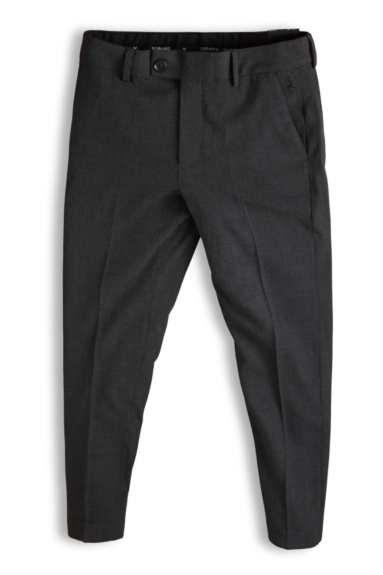  Quần âu slimfit trơn cạp lót in logo GABT002 