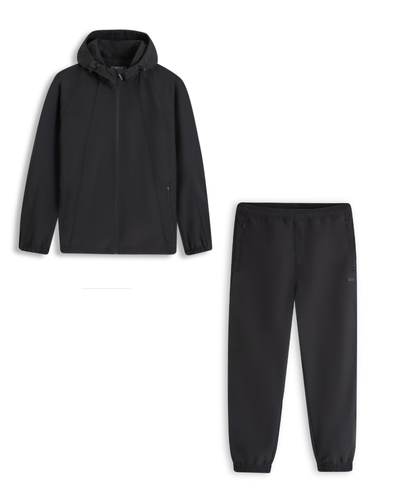  Áo khoác bộ gió 2 lớp can phối mũ liền GWCW051 - GWBW051 