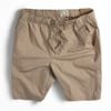 Quần short khaki cạp chun basic, diễu gấu FSBK010