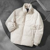  Áo khoác phao 3 lớp lót bông cổ cao regularfit trơn GWCF004 