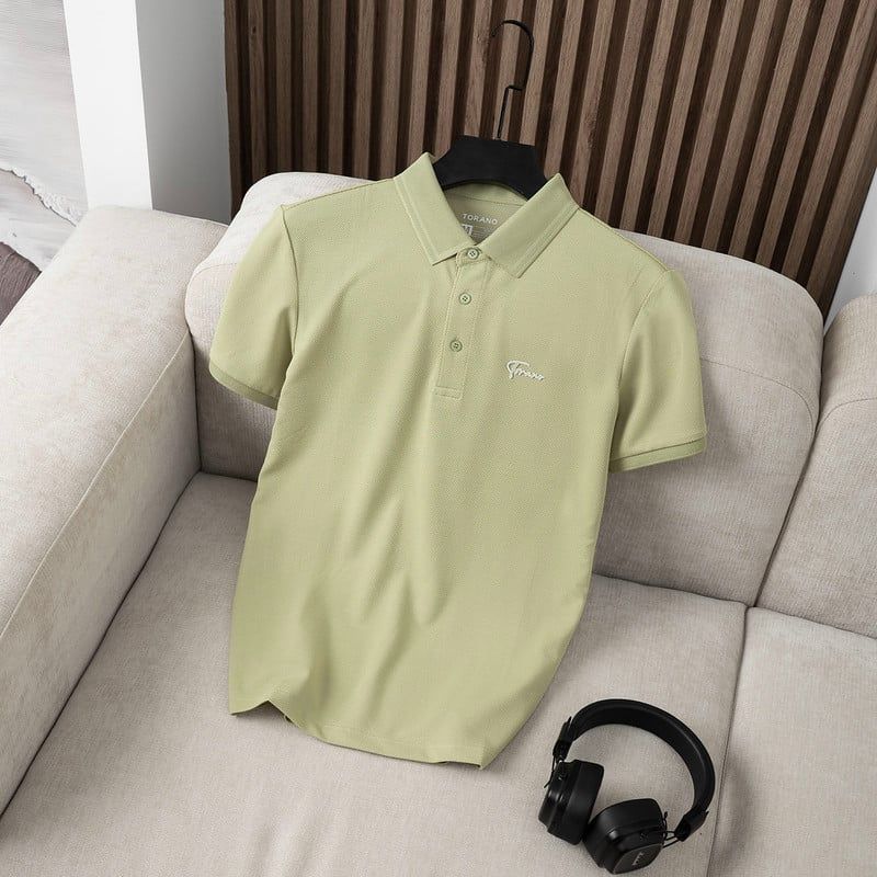  Áo polo trơn in logo ngực TRN GSTP843 