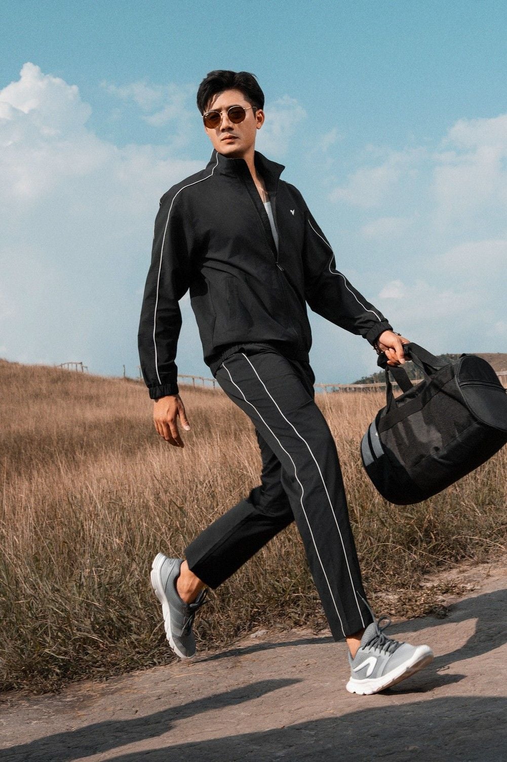  Quần gió bộ can phối màu GWCW901 - GWBW901 