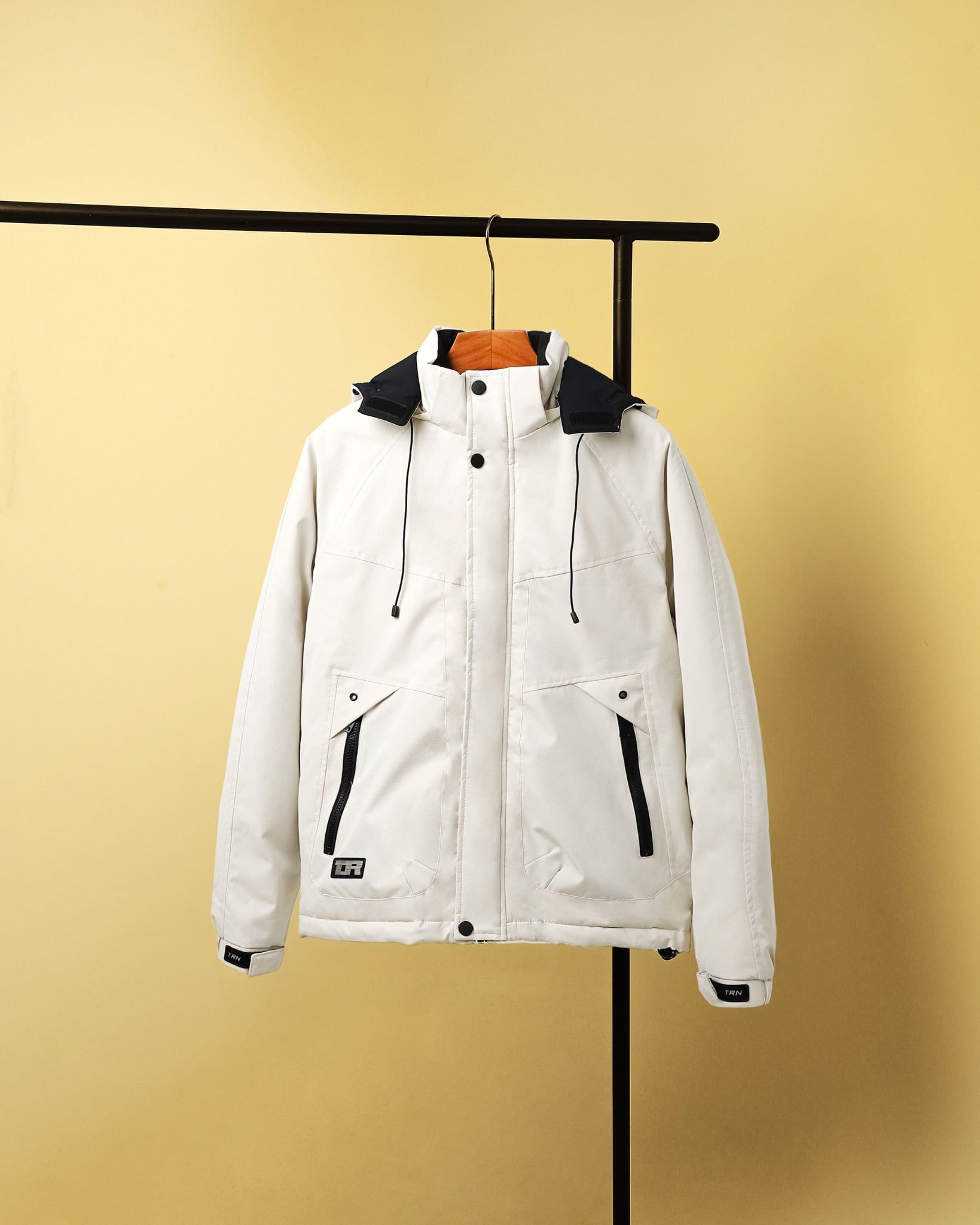  Áo khoác phao 3 lớp lót bông mũ rời GWCP302 