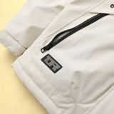  Áo khoác phao 3 lớp lót bông mũ rời GWCP302 