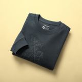  Áo nỉ họa tiết thêu hình Refined luxury GWTW825 