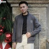  Áo khoác nỉ cổ cao thêu logo ngực GWCS503 