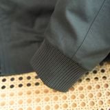  Áo khoác khaki 2 lớp chần bông cổ bomber thêu logo mặt sau GWCJ503 