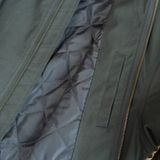  Áo khoác khaki 2 lớp chần bông cổ bomber thêu logo mặt sau GWCJ503 