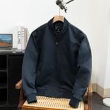  Áo khoác khaki 2 lớp chần bông cổ bomber thêu logo mặt sau GWCJ503 